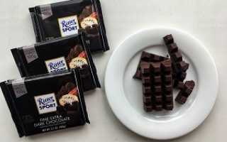 Шоколад без сахара в диабетическом питании